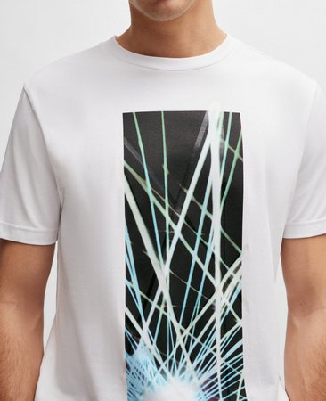 Camiseta Hugo Boss Tee 6 Blanca - Imagen 2