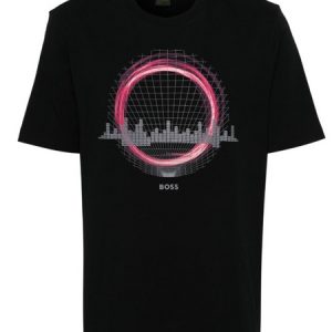 Camiseta Hugo Boss Tee 8 Negra - Multicolor