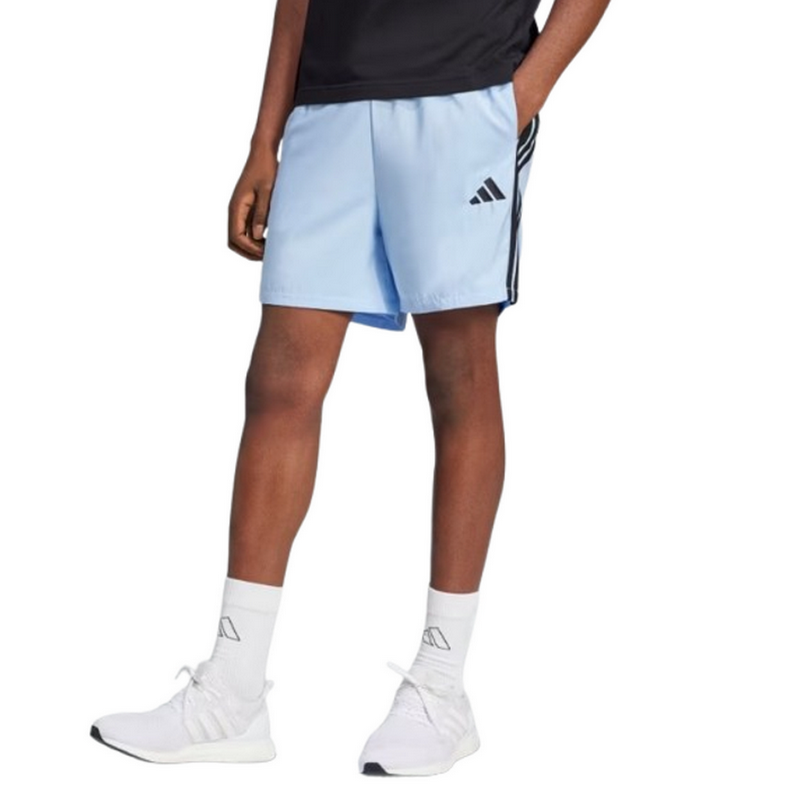 Pantaloneta adidas Chelsea Essential de 3 rayas Glow Blue - Imagen 4