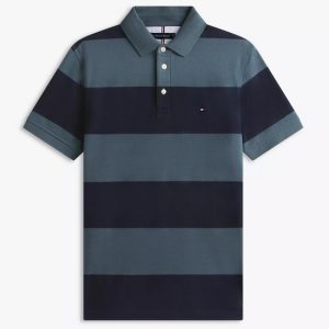Camiseta Polo Tommy Hilfiger Rayas Azul Marino