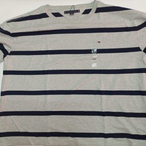 Camiseta Tommy Hilfiger Rayas Gris